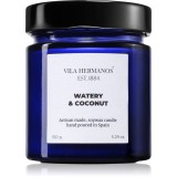 Vila Hermanos Apothecary Cobalt Blue Watery &amp; Coconut lum&acirc;nare parfumată 150 g