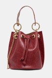 Answear Lab poseta de piele culoarea rosu