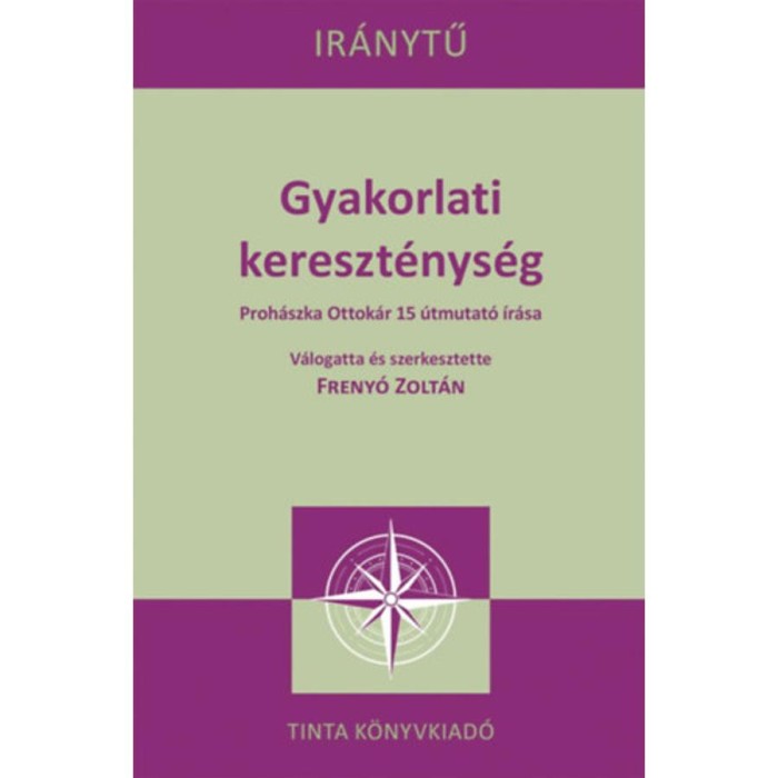 Gyakorlati kereszt&eacute;nys&eacute;g - Proh&aacute;szka Ottok&aacute;r 15 &uacute;tmutat&oacute; &iacute;r&aacute;sa - Freny&oacute; Zolt&aacute;n