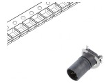 Soclu M12 5 PIN tată Profibus pentru PCB SMT 60V 4A