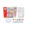 Set pictura pentru PASTE, magneti inclusi Happy Easter, 6 forme, Multicolor