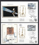 Monaco 1991 - FDC SPECIAL AUR - EUROPA SPATIALA - Tiraj 60 ex. numerotate