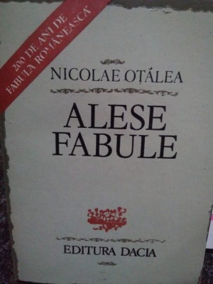 Nicolae Otalea - Alese fabule (Editia: 1985) foto