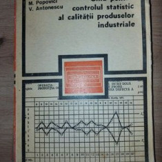 Ghid pentru controlul statistic al calitatii produselor industriale- M. Popovici, V. Antonescu