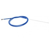 Cablu frana spate cu teaca, pentru biciclete, lungime cablu 1650mm, lungime teaca 1500mm, culoare albastru
