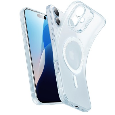 Husa iPhone 16 ESR Zero HaloLock, albastru foto