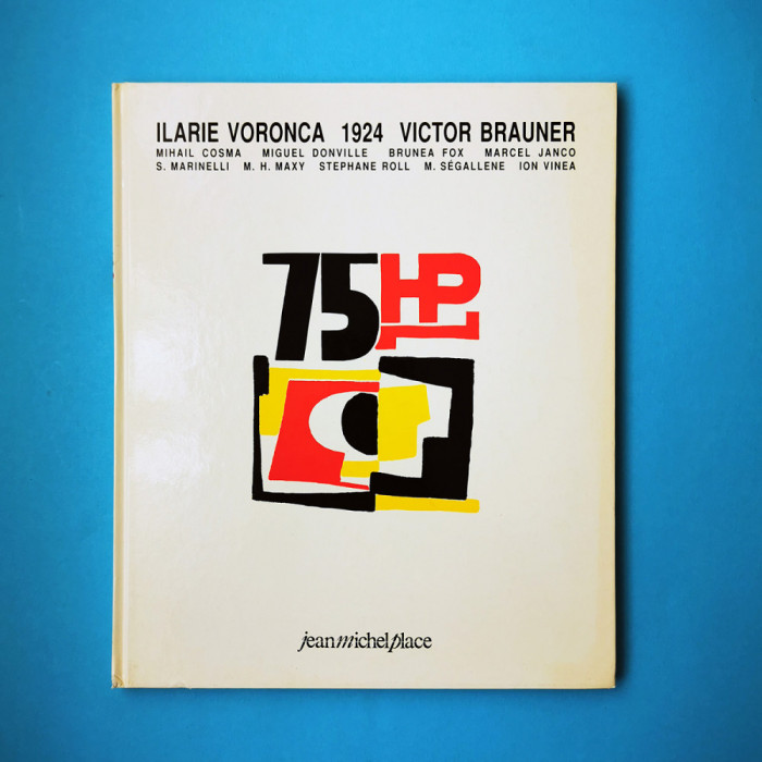 75HP Victor Brauner Ilarie Voronca Iancu album avantgarda carte format mare