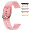 Curea din silicon compatibila cu Apple Watch 9|8|7|6|5|4|3|2|1 Series, 49mm|45mm|44mm|42mm, Coral Pink