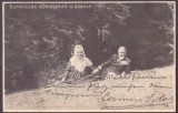 2489 - SINAIA, King CAROL I &amp; Queen ELISABETH, Autograph - old pc. - unused 1914