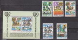 ANUL INTERNATIONAL AL TINERETULUI 1985 SOLOMON ISLANDS MI. 557-561 +BL. 17 MNH