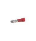 Terminal papuc rotund tata 4mm 0.5/1.5mm2 crimpat pe cablu rosu, Ninigi