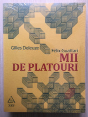 Mii de platouri - Gilles Deleuze/Felix Guattari foto