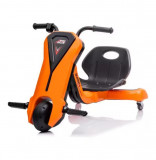 Tricicleta electrica pentru copii cu muzica si lumini Super Drift 12V portocaliu