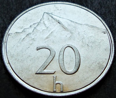 Moneda 20 HALERU - SLOVACIA, anul 1993 * cod 3375 = A.UNC foto