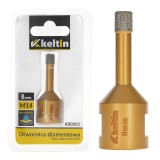 Carota diamantata pentru gresie 8 mm M14, Keltin K00501