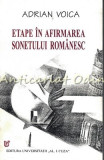 Etape In Afirmarea Sonetului Romanesc - Adrian Voica