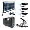 Kit solar portabil Gdliting GD-8017 Plus, USB, 3 becuri, lanterna LED