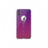 Carcasa iPhone XS / X Devia Angel Tears Gradual Purple
