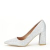 Pantofi eleganti argintii BHH7651 01, 36 - 38, 40, Argintiu
