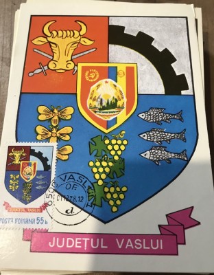 CPIF Stema cu timbru al Judetului Vaslui foto
