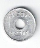 Moneda 1 cent 1943 - Indochina Franceza
