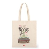 Tote bag din bumbac 38 x 42 cm - Carti, Legami