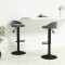 vidaXL Scaune de bar, 2 buc., gri &icirc;nchis, catifea 333602