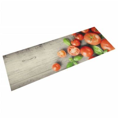 vidaXL Covor de bucătărie lavabil, model roșii, 60x180 cm, catifea 4005621 foto