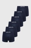 Levi&#039;s boxeri 6-pack barbati, culoarea albastru marin