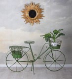 Bicicleta decorativa pentru gradina din fier forjat AJA229