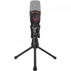 Microfon Omega Varr Gaming Microphone Mini Tripod Inclus Negru foto