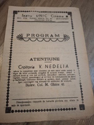 Program Teatru Unic Cinema foto
