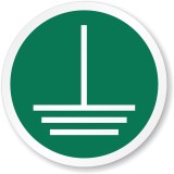 Eticheta pentru terminalul de păm&acirc;nt