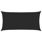 Cumpara ieftin Panza parasolar, negru, 2x3,5 m, HDPE, 160 g/m&sup2;