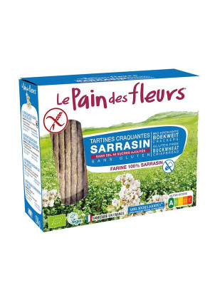 Tartine Crocante Bio Fara Gluten cu Hrisca fara Sare si Zahar Le Pain Des Fleurs 150gr foto