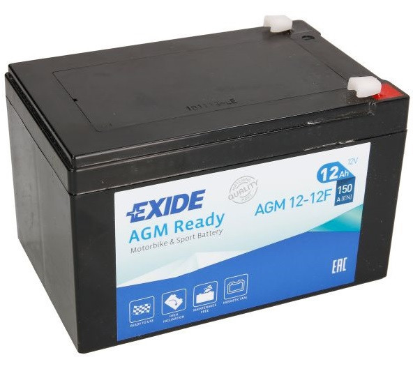 Baterie Moto Exide Agm 12Ah 150A 12V AGM12-12F