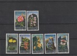 San Marino 1967 - Flora , Flori , Serie 7 valori dantelate , MNH Mi.880-886