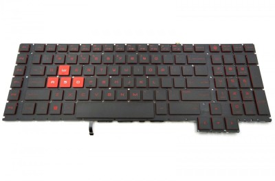 Tastatura Laptop HP OMEN 17-AN us iluminata foto