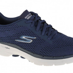 Pantofi pentru adidași Skechers Go Walk 6 - Bold Vision 124512-NVW albastru marin