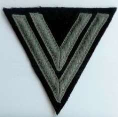WW2 Ecuson Chevron German SS NCO Rotenfuhrer subdued