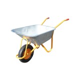 Roaba metalica Thor 85L cu &icirc;ntarituri si roata din metal, 875x595x275 mm