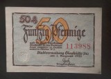 Notgeld Glashutte - 50 Pfennig 1921 - Rar