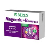 Magneziu B6 + Vitamine B complex, 30 comprimate, Beres, BERES PHARMACEUTICALS