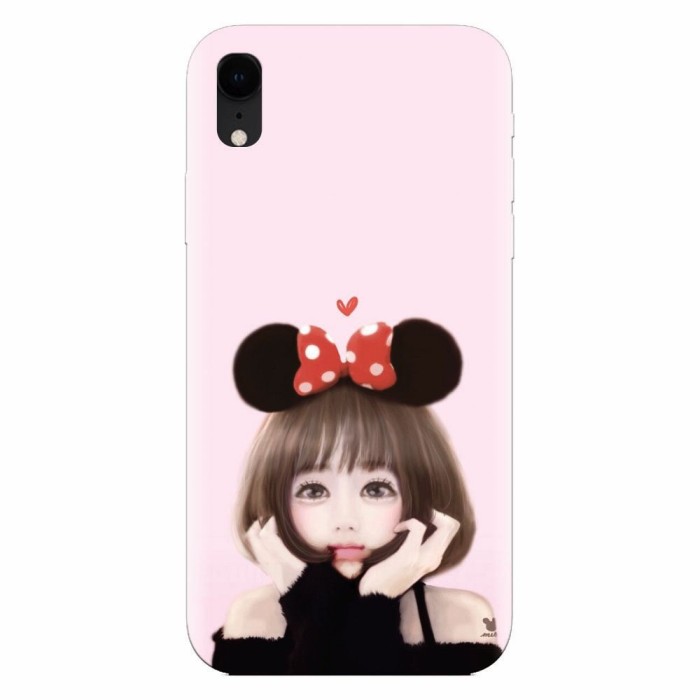 Husa silicon pentru Apple Iphone XR, Girly 002