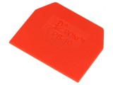 Placă extremitate roşie poliamidă 1mm