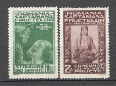 Romania.1934 Expozitia fructelor XR.53 foto