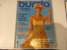 Revista Burda Moden. 4 aprilie 1976. Revista moda ?i frumuse?e, vintage foto