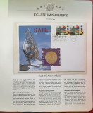 Ecu-Numisbrief, pagina numismatica filatelica 1995, Olanda - B 4376, Europa