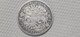 1 FLORIN 1871 A , argint , raruta