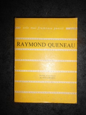 RAYMOND QUENEAU - CELE MAI FRUMOASE POEZII (1979) foto
